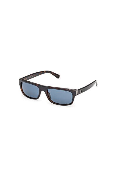 Guess Dark Havana Uv400 Injected Male Sunglasses