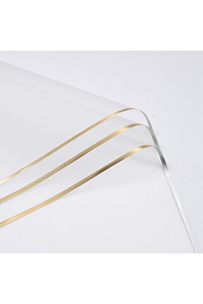 OEM Celofan pentru flori Plastic Alb 58x58 cm