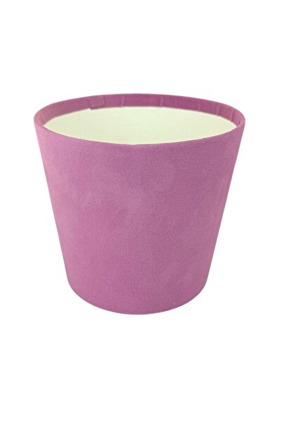 OEM Cutie de flori Hârtie Rotundă Lila 14x13 cm