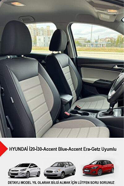 GM-DESIGN Speed Series Pique Fabric Car Seat Cover - (Hyundai İ20-İ30-Accent-...