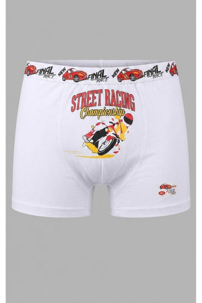 PANİVUE Boys' Colorful and Cute Patterned Cotton Boxers