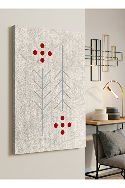 LOWHA Canvas Wall Art Stretched Over Wooden Frame with Modern Pattern