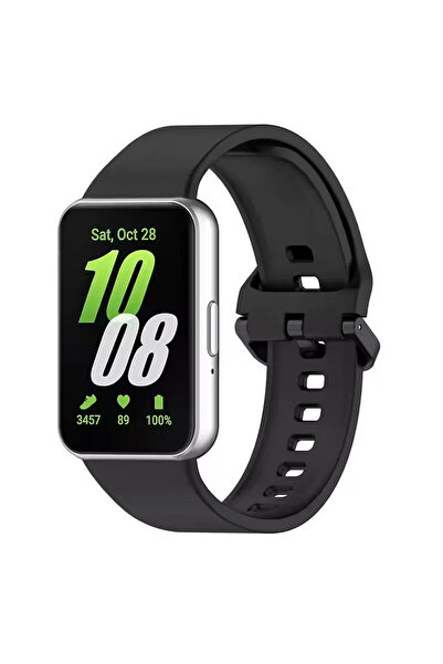 Samsung uryport Fit 3 KR419 Ware Silikon Kordon - Siyah
