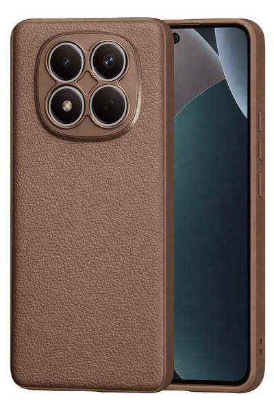 eco port Xiaomi Redmi Note 15 Pro Plus 5G Thermax Silikon Kılıf - Kahverengi