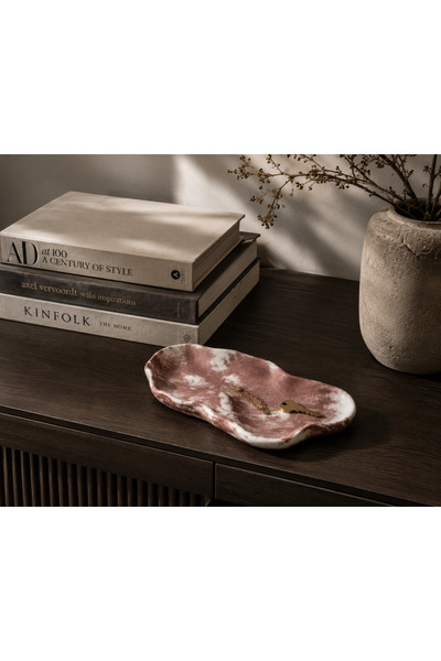 Lazuran Studio Tavă decorativă din beton organic – Pentru articole de toaletă...