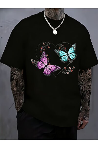 17 seramik Men's New Round-neck Pure Cotton T-shirt, Suitable All Seasons, wi...