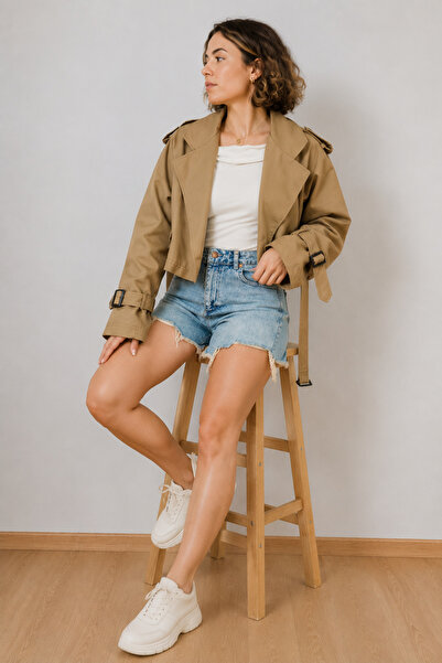 Rabona Fashion California Vintage Distressed Jean Shorts