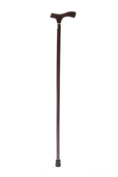 Anatomic Help 0602 Μπαστούνι οξιάς (με λαβή Τ), Μαύρο/ Καφέ