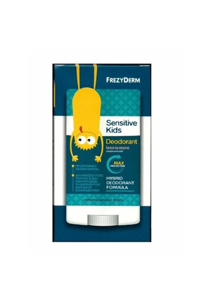 Frezyderm Kids Sensitive Deodorant Max Protection Παιδικό Αποσμητικό Στικ, 40ml