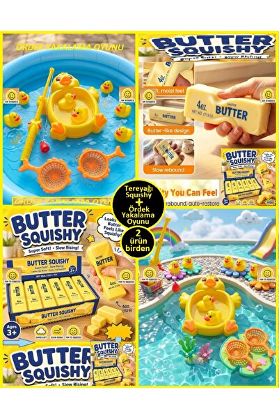 OYUNCAKSAHİLİ ÖRDEK YAKALAMA OYUNU MANYETİK BANYO OYUNCAK ve BUTTER TEREYAĞI ...