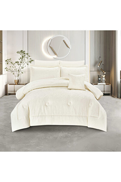 Rahaty Store Lumi Microfiber Bedspread 7 Pieces Double