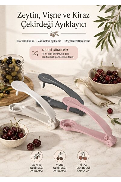 Store HGY Home Pratik Zeytin, Vişne ve Kiraz Çekirdek Ayıklayıcı - Asorti