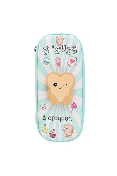 The Concept Factory Penar scolar pentru copii, Model Toast 3D Funny, Un singu...