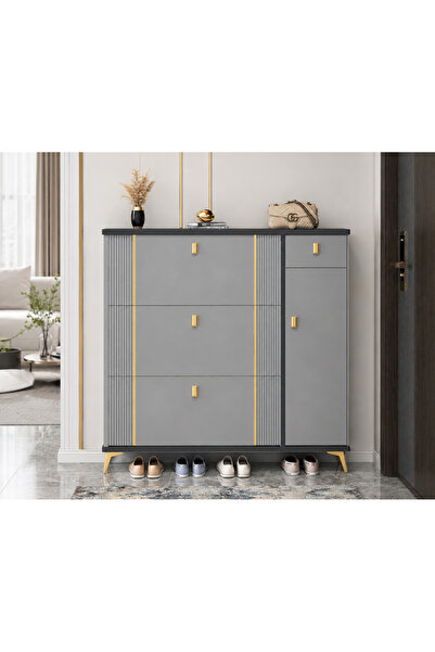 OEM Pantofar 113-602 MDF Grey 100x24x118 cm