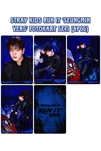 Sntay STRAY KİDS FOTOKART SETİ Seungmin 'Run it bias vers'
