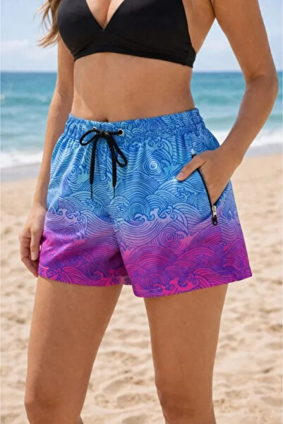 Wear Up Swim Shorts with Zipper Pockets and Mesh Lining, Quick Dry Premium - ...