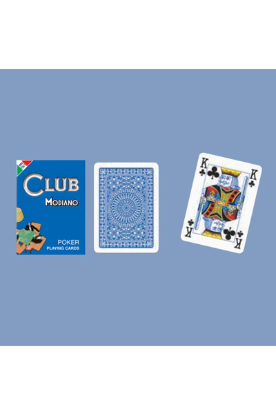 Modiano Texas Poker Club Cărți de joc Albastre 300380