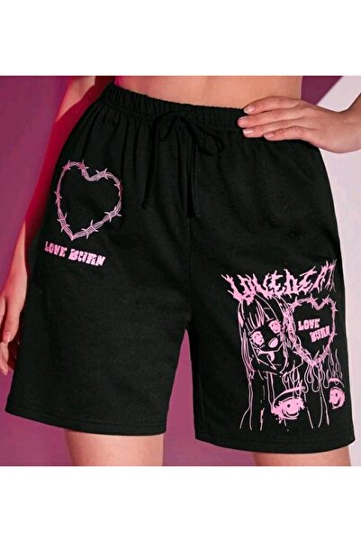 COZYWEAR Printed Black Women's Shorts