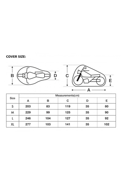 Oxford Husă de motocicletă Aquatex PRO - mărimea M