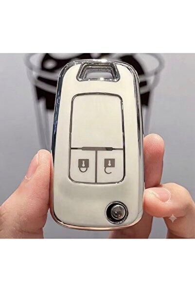 emii auto spare parts Opel Chevrolet Key Cover Folding Model White 2 Keys