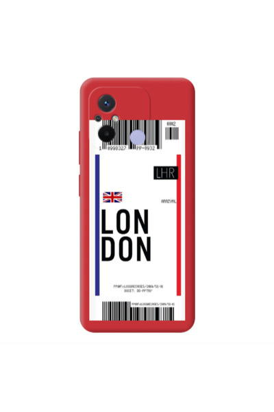 Other Xiaomi Redmi 12C London Arrival Red Colored Silicone TPU Θήκη