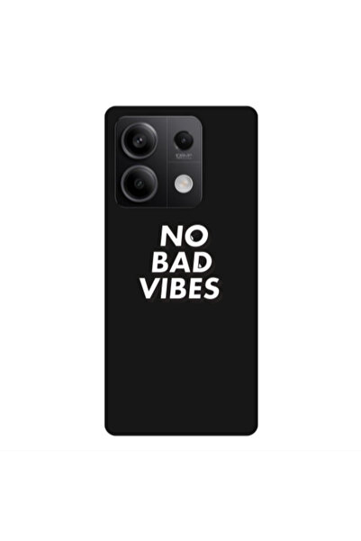 Other Xiaomi Redmi Note 13 5G No bad vibes Black Colored Silicone TPU Θήκη