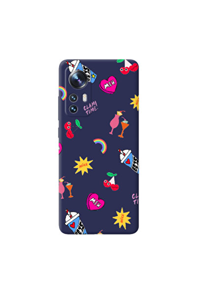 Other Xiaomi Mi 12 Pro glam time Dark blue Colored Silicone TPU Θήκη