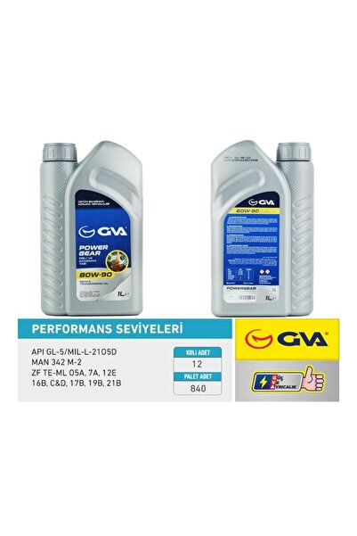 GVA ŞANZIMAN YAĞI 80W90 1 LT API GL-5