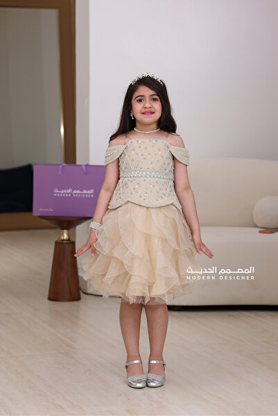 modern designer Girls' Dress for Luxurious Occasions