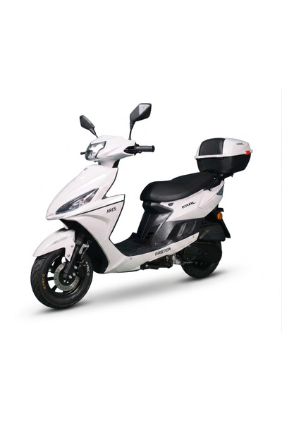 Kral Motor Kral ARES-125 Scooter Motosiklet Beyaz - MondiMotor