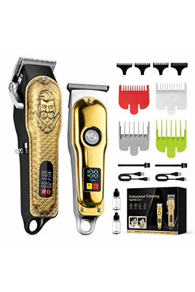 VALA Set 2 în 1 Aparate de tuns profesionale, Reîncărcabile prin USB, Motor p...