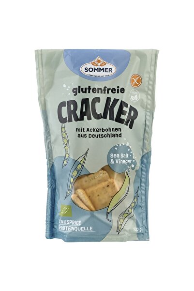 SOMMER Crackers cu fasole si cu sare de mare fara gluten,