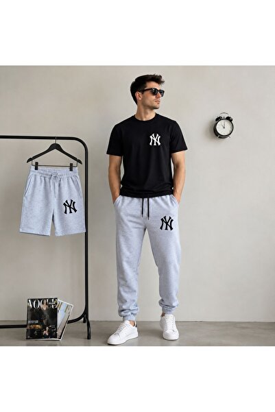 orwen life est. 2022 Unisex Oversiz 3-Piece Casual Sports Set Oversized T-Shi...