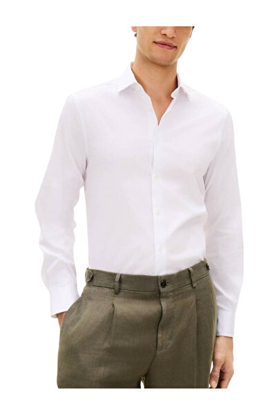 Tommy Hilfiger Ανδρικό Πουκάμισο Λευκό MW0MW42779-YCF