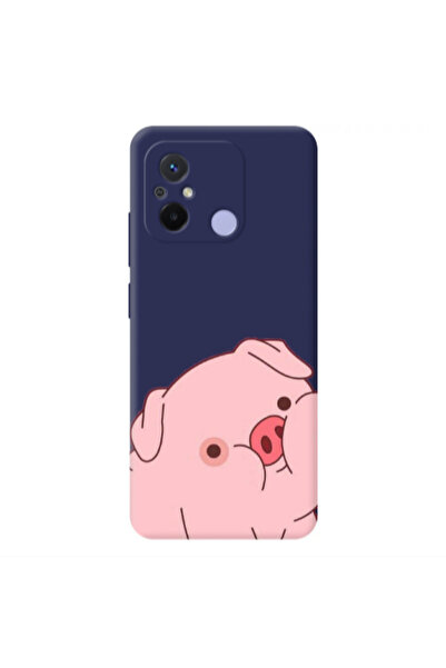 Other Xiaomi Redmi 12C Piggy 1 Dark blue Colored Silicone TPU Θήκη