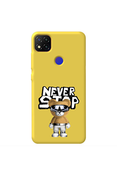 Other Xiaomi Redmi 9c Never stop Yellow Colored Silicone TPU Θήκη