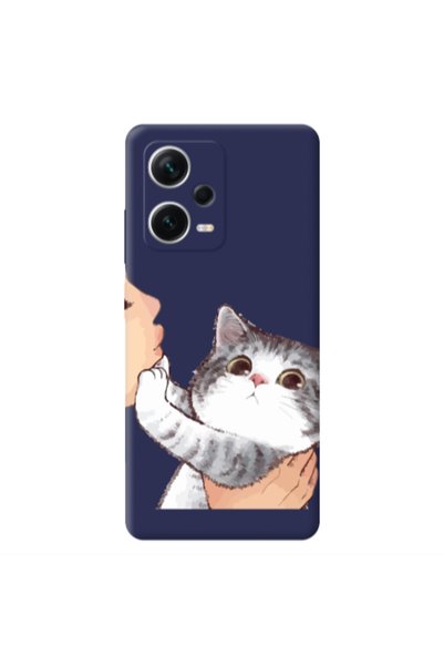 Other Xiaomi Poco X5 No Kiss Dark blue Colored Silicone TPU Θήκη