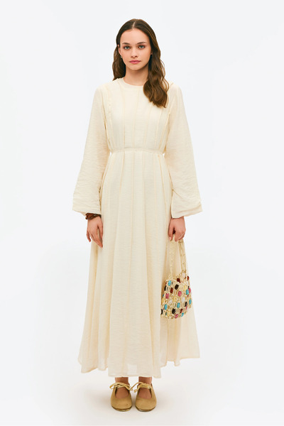 Lady Pixie Partially Sewn Dress with Detailing