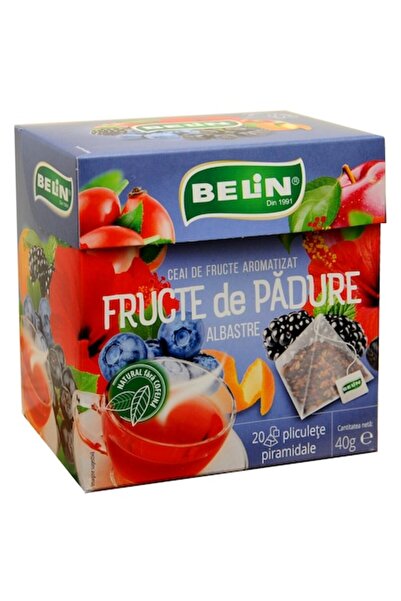 BELİN Ceai fructe de pădure albastre, 20 plicuri piramidale, 40 g