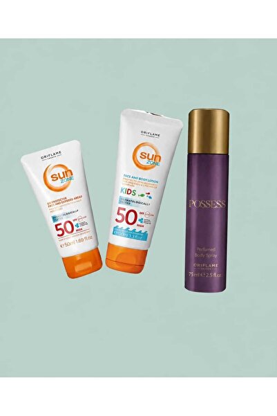 Oriflame Posses deodorant, güneş kremi