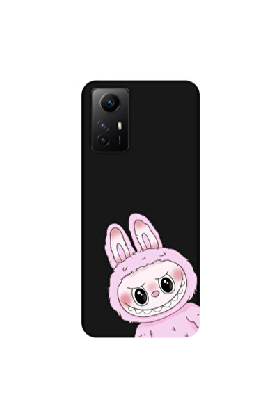 Other Xiaomi Redmi Note 12s Labubu 6 Black Colored Silicone TPU Θήκη