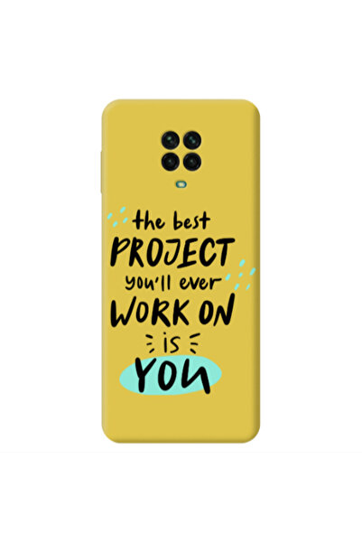 Other Xiaomi Redmi Note 9 Pro The Best Project Yellow Colored Silicone TPU Θήκη