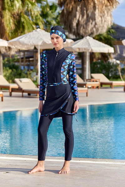 Argento 0764-327 women's body hijab set