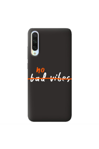 Other Xiaomi Mi 9 Lite No bad vibes 2 Black Colored Silicone TPU Θήκη