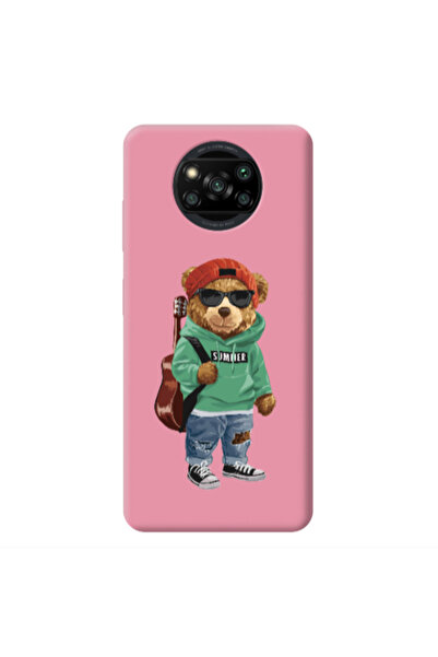 Other Xiaomi Poco X3 /X3 Pro Summer Tedy Pink Colored Silicone TPU Θήκη