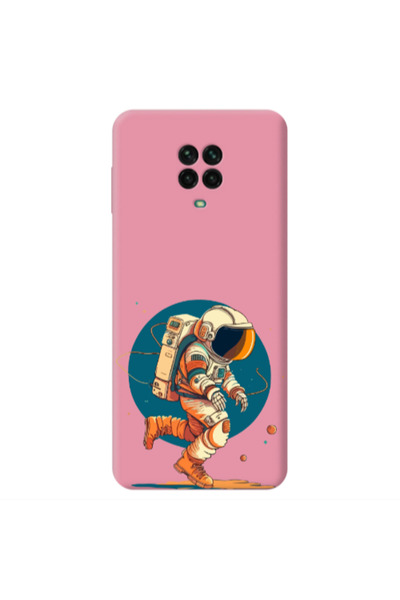 Other Xiaomi Redmi Note 9 Pro Run Space Pink Colored Silicone TPU Θήκη