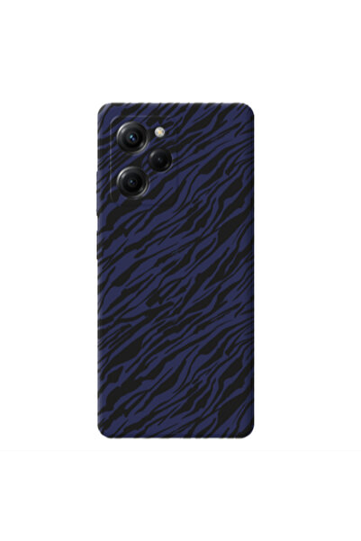 Other Xiaomi Poco X5 Pro Black zebra Dark blue Colored Silicone TPU Θήκη
