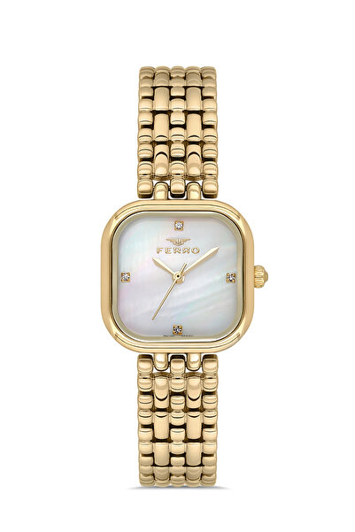 FERRO Yellow Steel Cord Women Wrist Watch Fl40178A-B 3 Atm Water Resistant 2 ...
