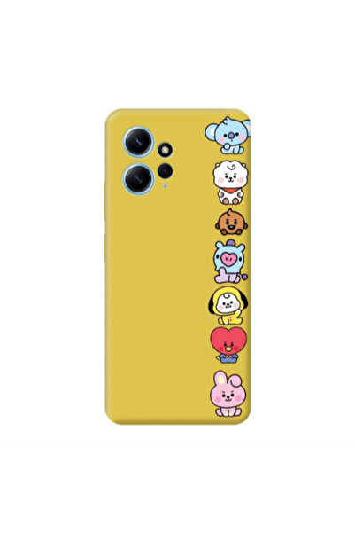 Other Xiaomi Redmi Note 12 4G Lovely animals Yellow Colored Silicone TPU Θήκη