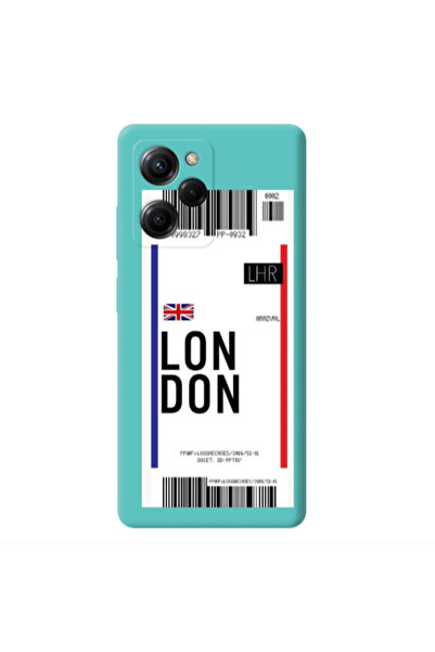 Other Xiaomi Poco X5 Pro London Arrival Turquoise Colored Silicone TPU Θήκη